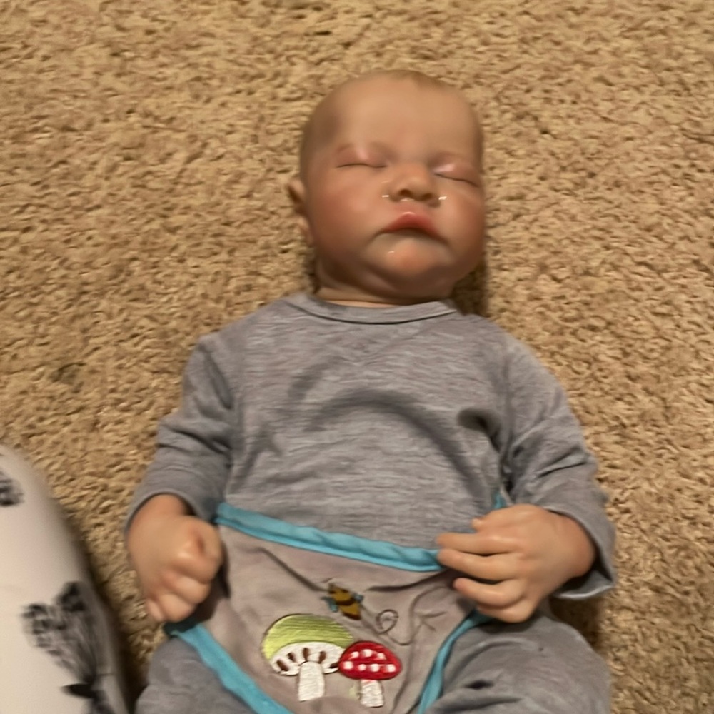 A newborn doll